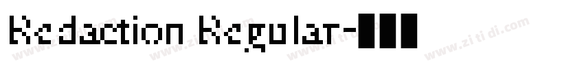 Redaction Regular字体转换